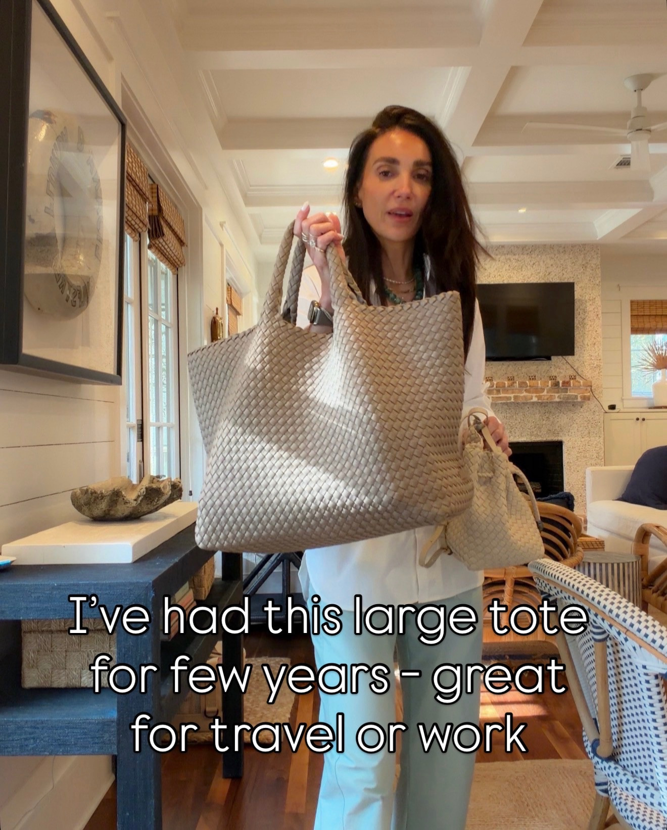 large tote, perfect for travel or work 
large bag, travel tote, work bag, affordable tote bags, annabrstyle 

#LTKWorkwear #LTKootd