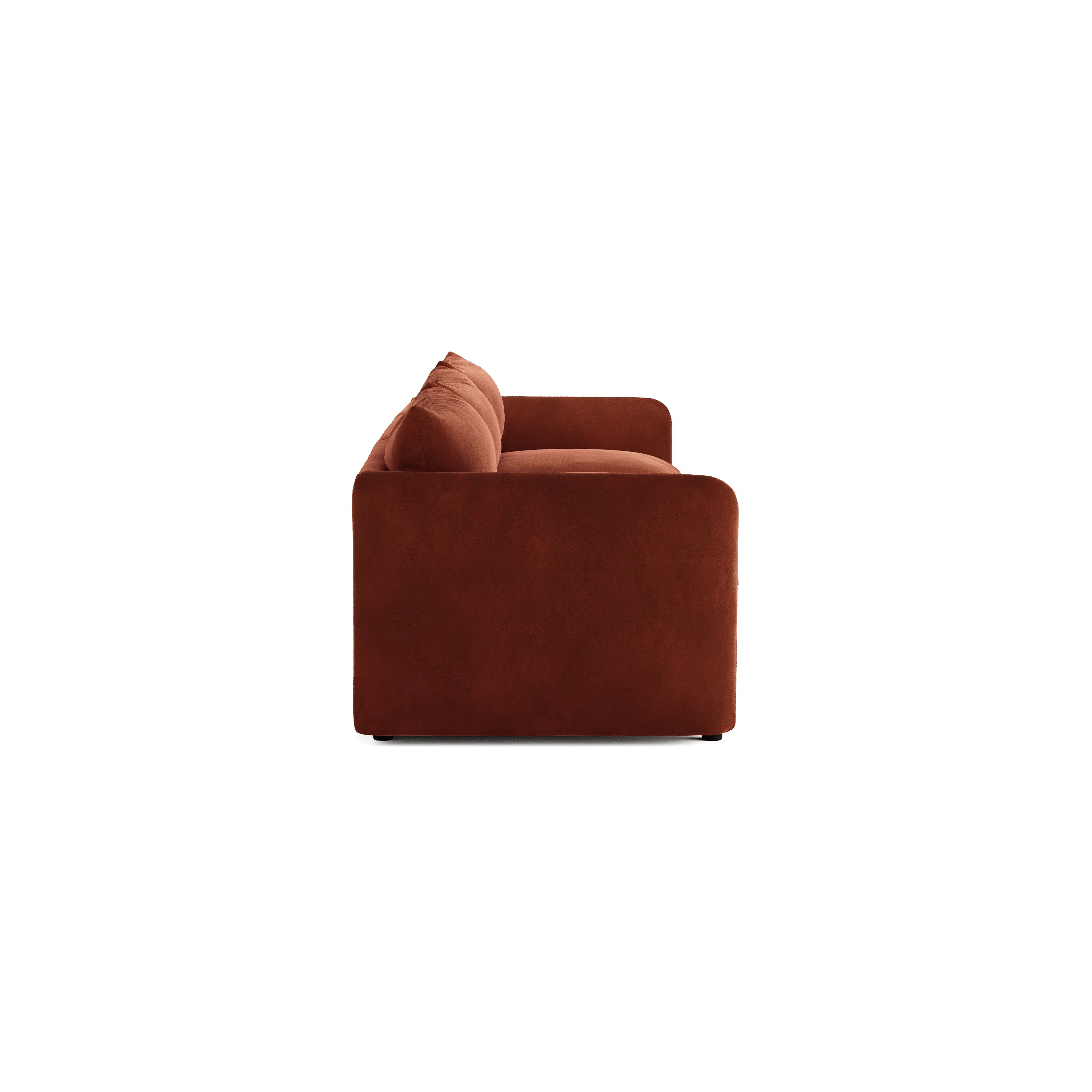 Leigh 131.5" Velvet Modular Sofa - Hale Rust | Article