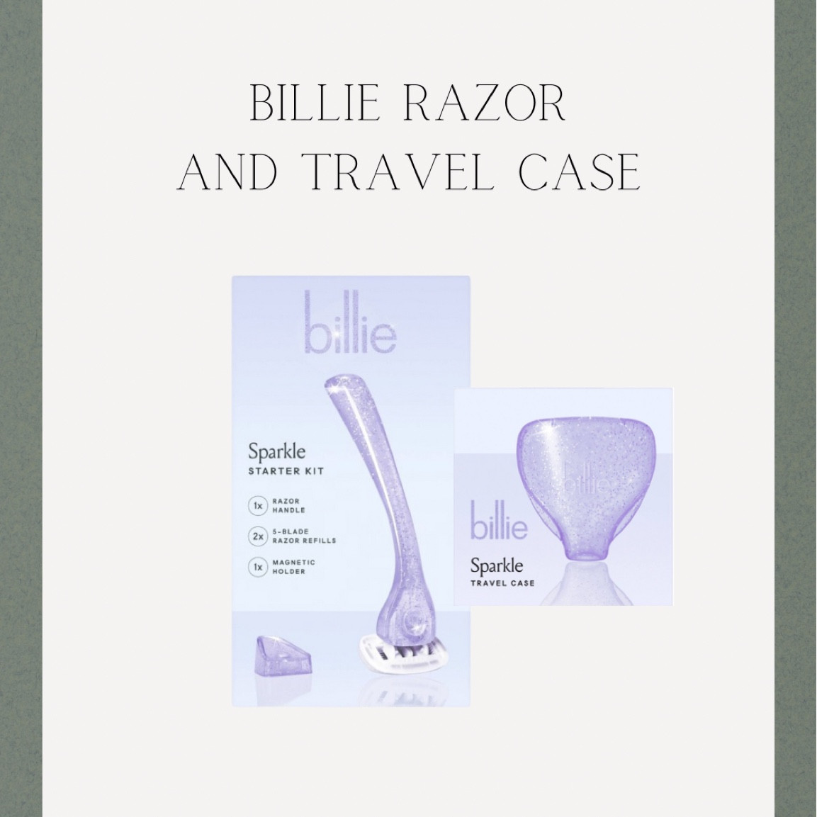 Billie razor and travel case 

#LTKunder50 #LTKFind #LTKbeauty
