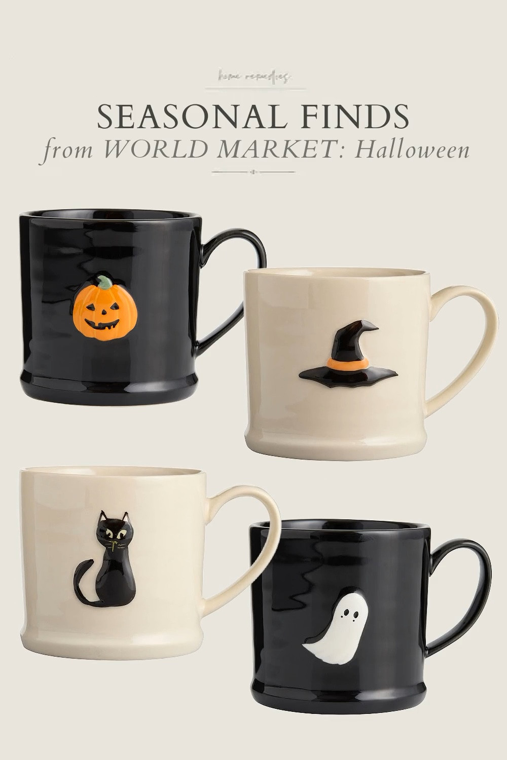 Here's a little round-up of some cute halloween mugs currently at World Market! autumn, spooky season, coffee mug, tea mug #LTKVideo

#LTKSeasonal #LTKFindsUnder50 #LTKHome