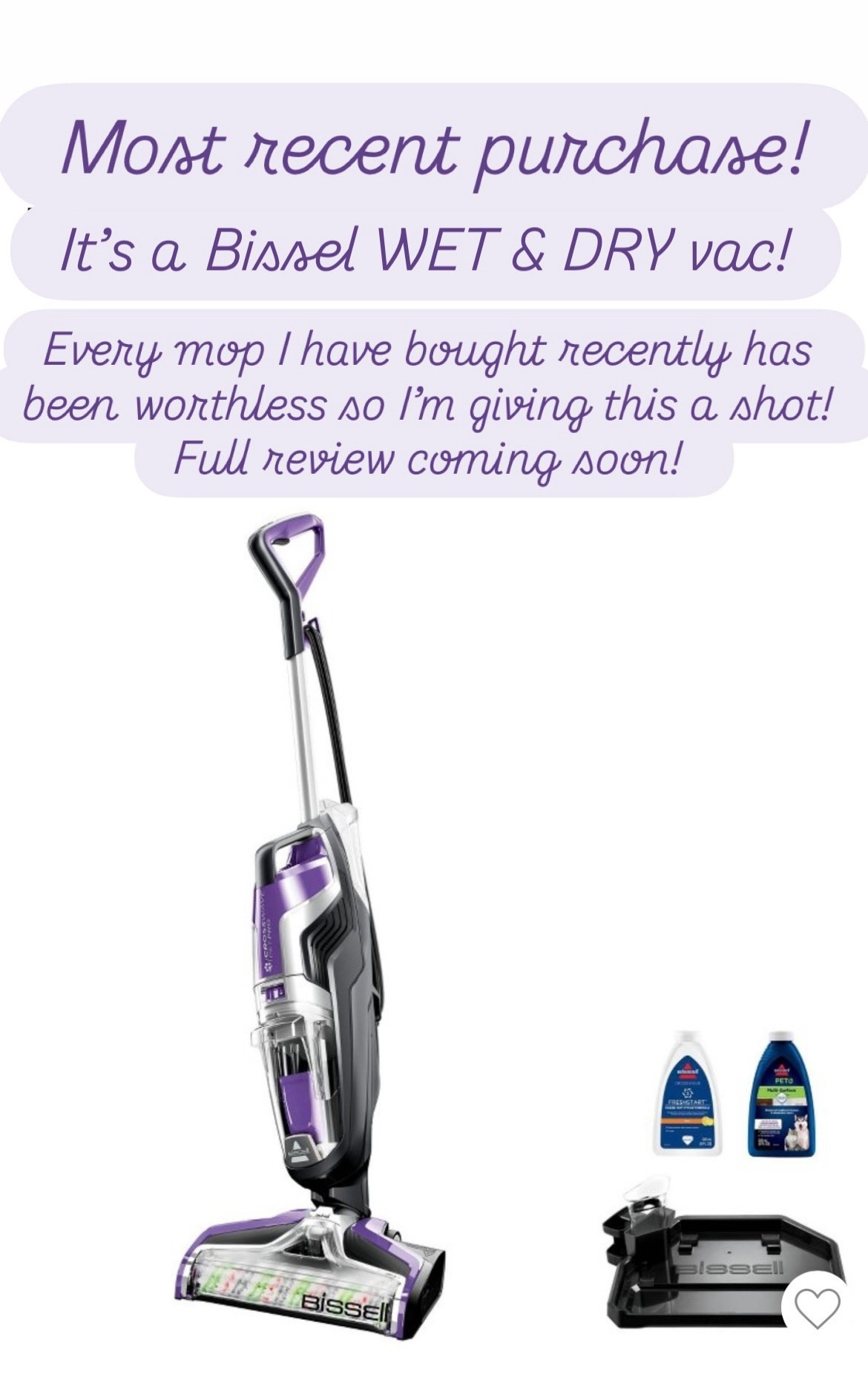 I am OVER mopping! Giving this Bissel wet dry vac a try. I have never been so excited for a package! 😁 Full review coming soon! 

#LTKdayinmylife #LTKmomlife
