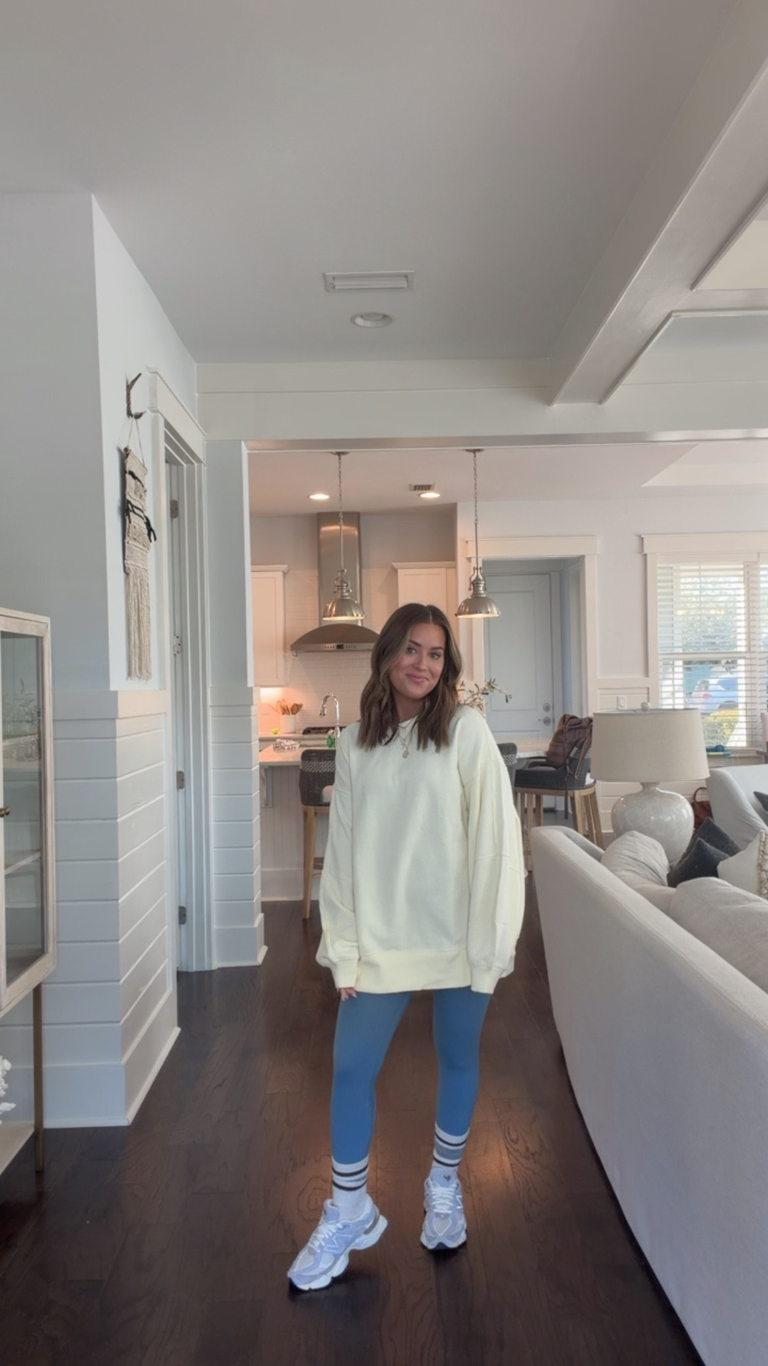 Wearing a small in this butter yellow pullover - runs big, I could have done an xs, so o would just get your true size! Wearing a 4 in these lululemon leggings- love the color! Sneakers run tts & socks are old. 

Spring outfit, yellow, activewear, lounge 



#LTKgrwm #LTKSaleAlert #LTKmomlife