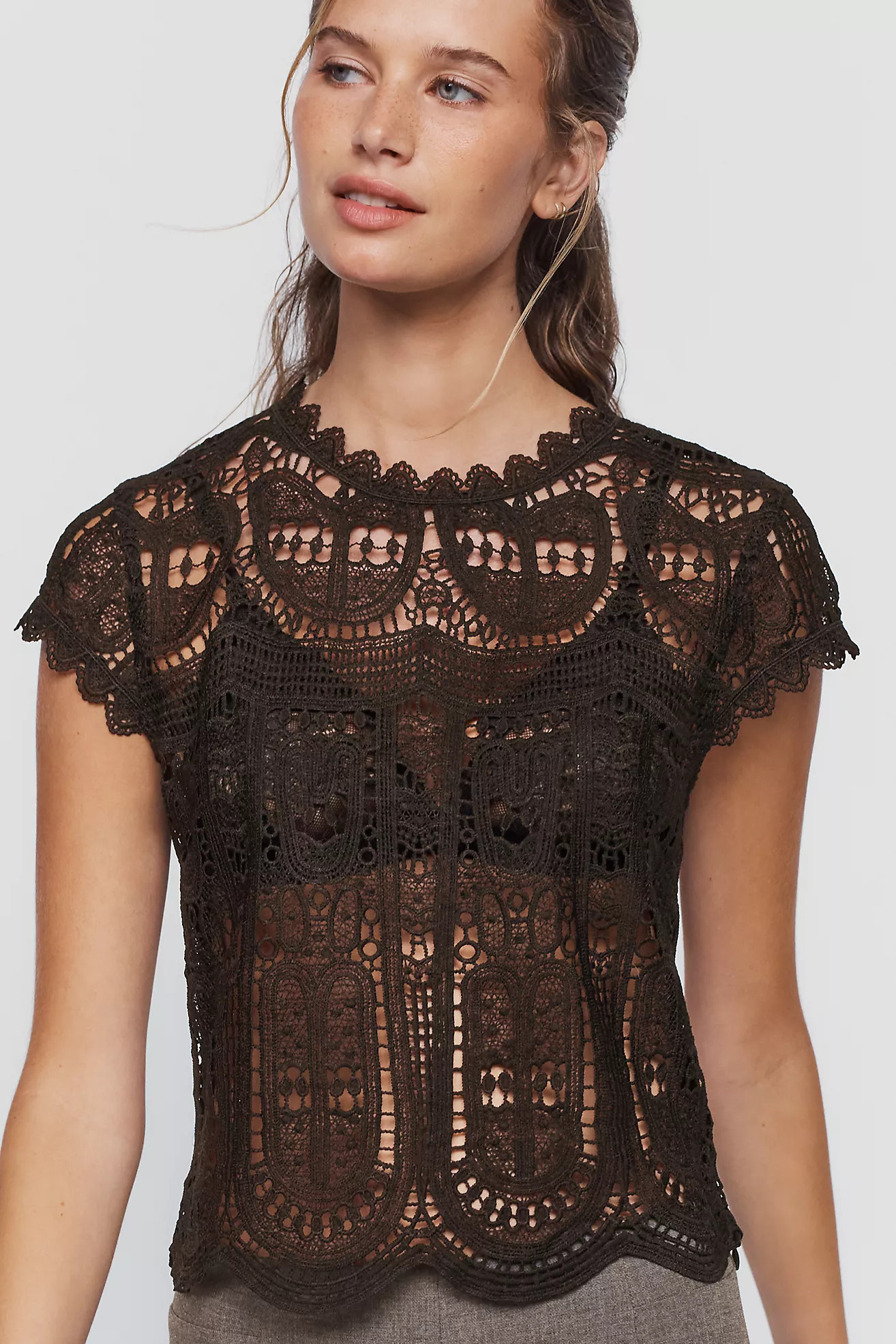 Dolan Left Coast Lace Blouse | Anthropologie (US)