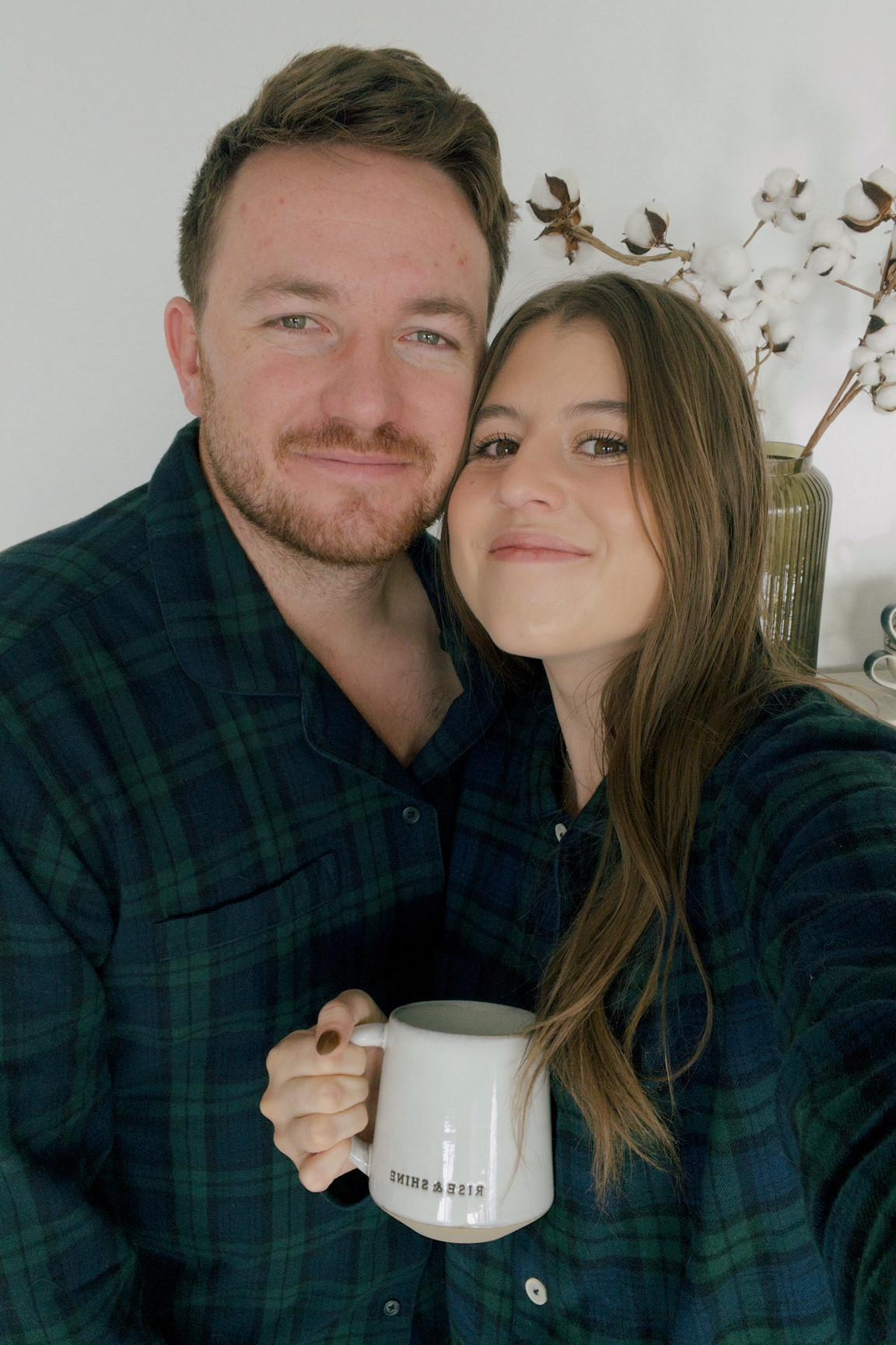 The coziest Christmas flannel pjs ❄️