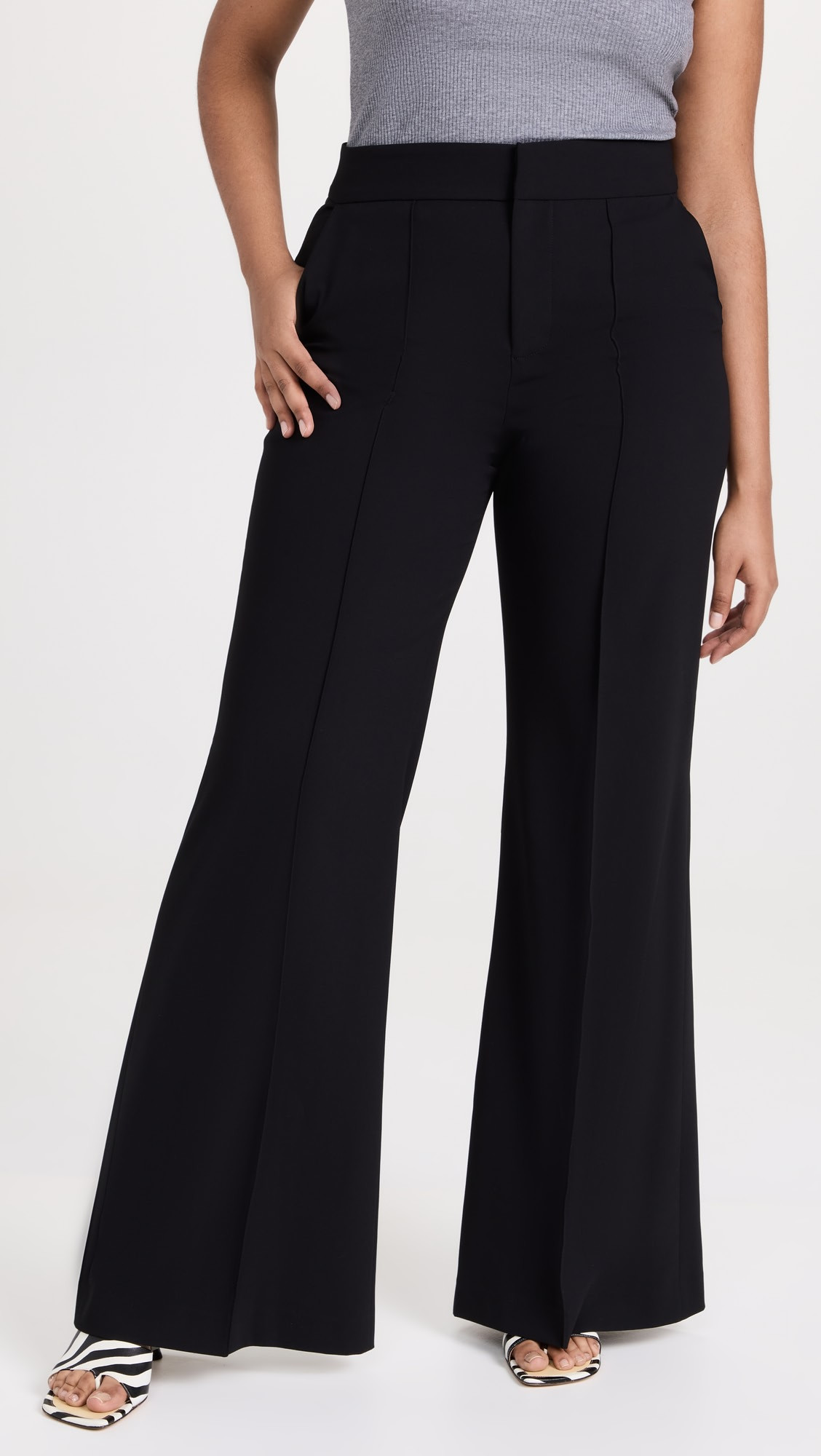 ALICE + OLIVIA Dylan High Waisted Leg Pants | Shopbop | Shopbop