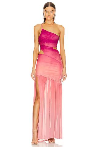 Michael Costello x REVOLVE Giustina Maxi Dress in Pink Ombre from Revolve.com | Revolve Clothing (Global)