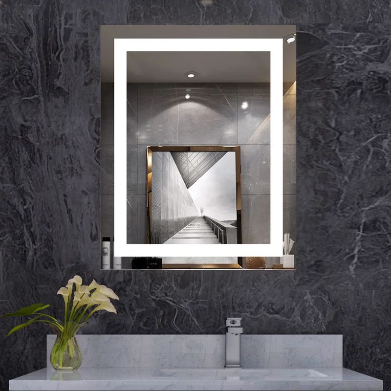 Ainoriitta Lighted Bathroom / Vanity Mirror | Wayfair Professional