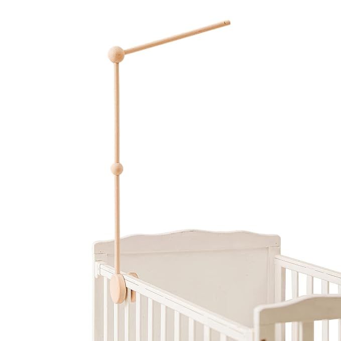 Amazon.com : Baby Crib Mobile Arm - HBM 30 Inch Wooden Mobile Arm for Crib Mobile Hanger for Crib... | Amazon (US)