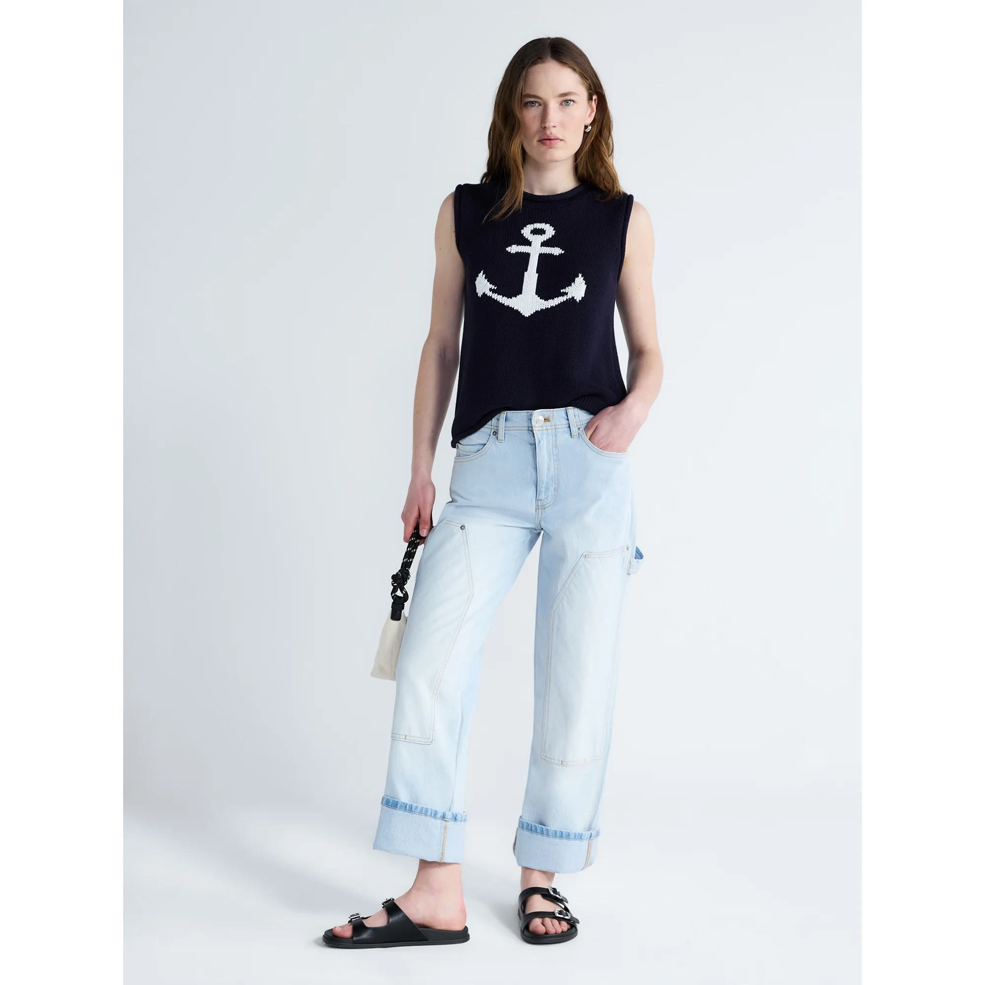 Free Assembly Women's and Women's Plus Mid Rise Relaxed Carpenter Jeans, Sizes 0-26W - Walmart.co... | Walmart (US)