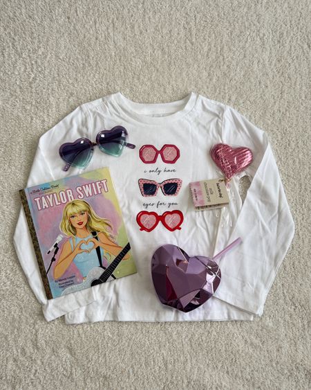 Girls Valentine’s Day gift for the little swiftie!  The heart cup was a target dollar spot find, but found similar linked here. The heart sunglasses and valentine shirt are so cute but work past Valentine’s Day too!

Valentine’s Day gift, galentines, heart sunglasses, kids Valentine’s Day gift, swiftie gift, kids gifts, girls gift

#LTKGiftGuide #LTKkids #LTKSeasonal