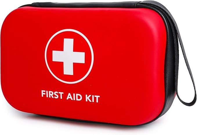 First-Aid-Kit-for-Car-Home-Travel-Camping-Businesses, Compact Waterproof Hard Case, Public Emerge... | Amazon (US)