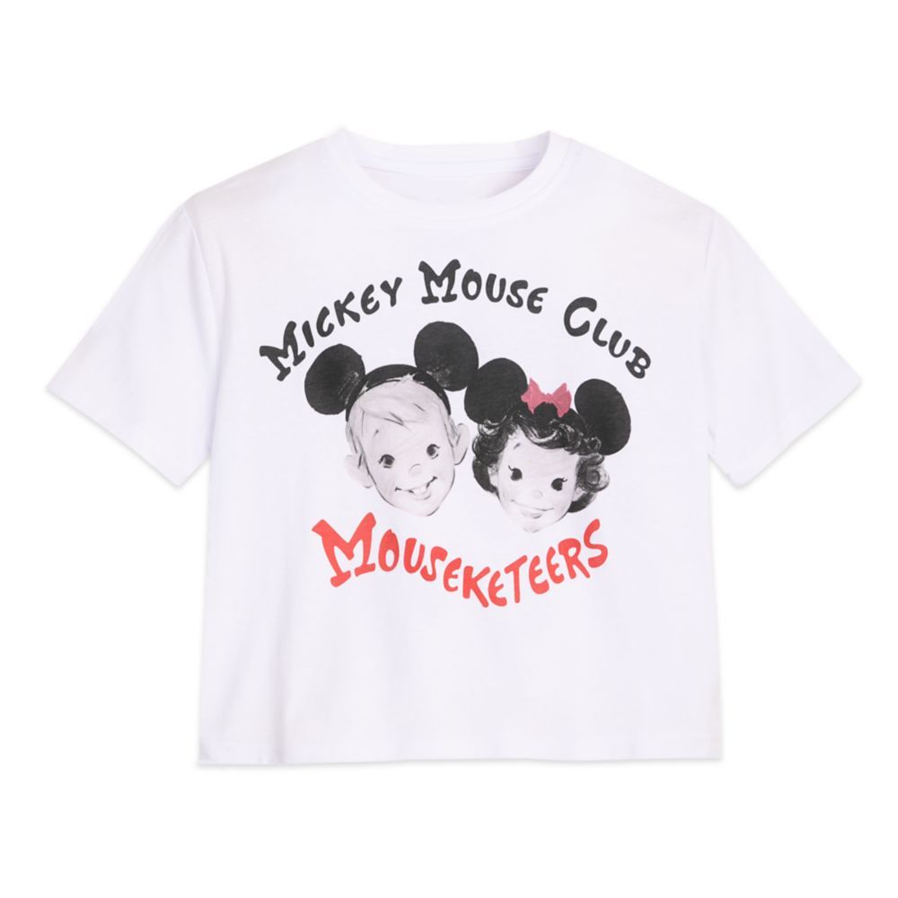 The Mickey Mouse Club Mouseketeers Semi-Crop Top for Adults by Cakeworthy – Disney100 | Disney Store