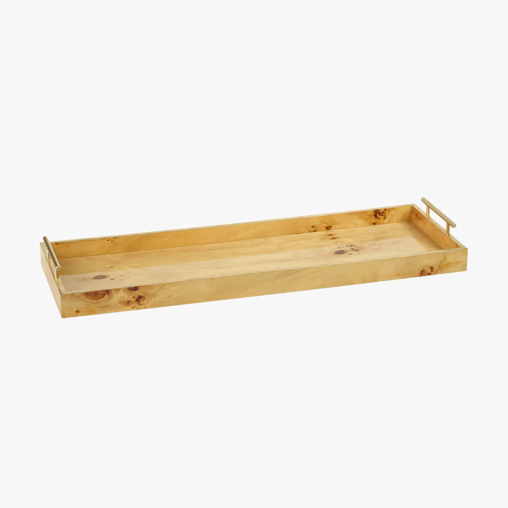 Leiden Long Burl Tray | Dear Keaton