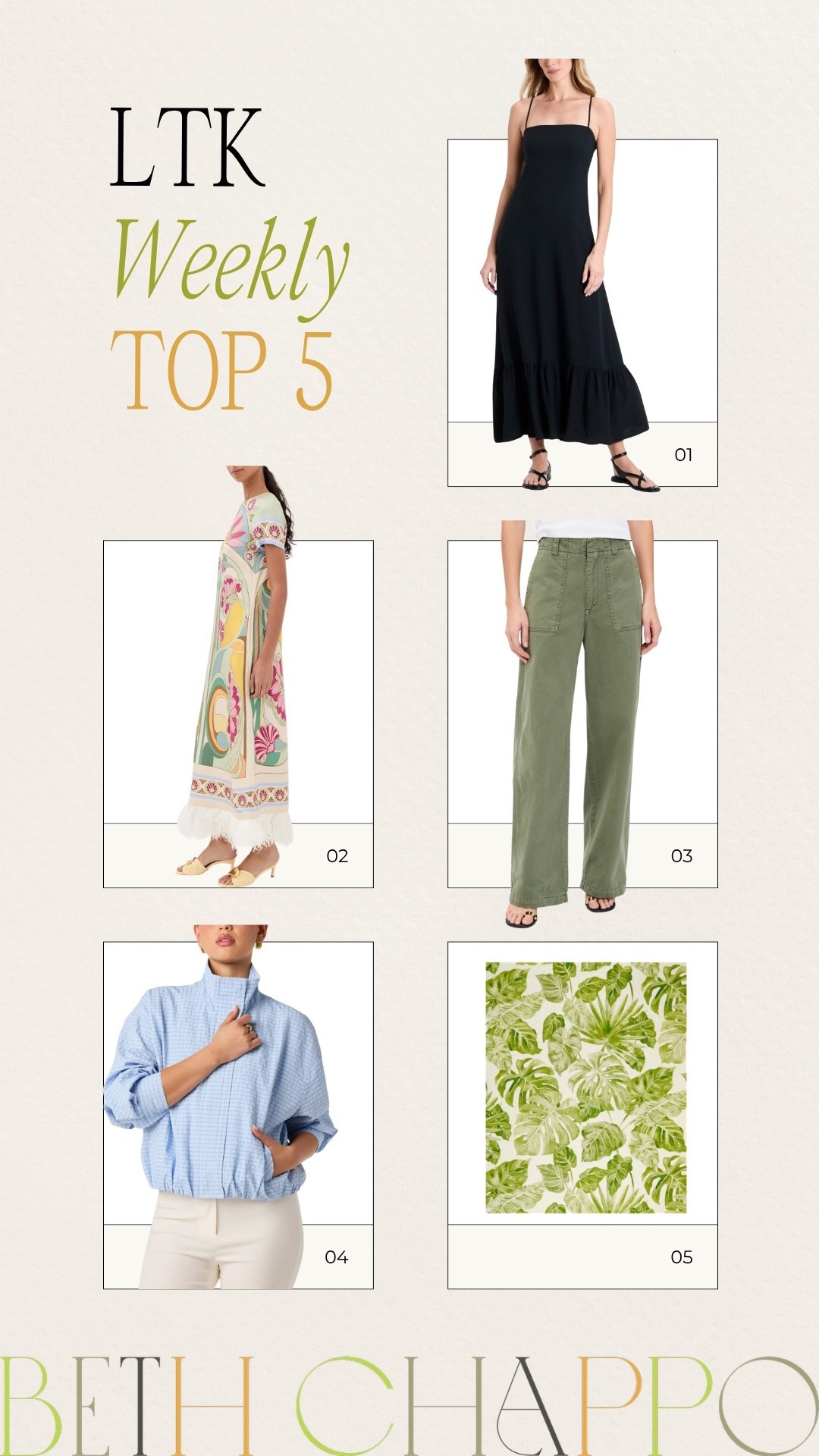 Weekly Top 5 ✨☀️🌴