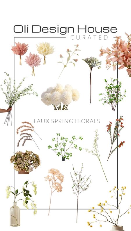 Faux Spring florals are a great way to freshen up your space for spring without overhauling all your decor. 

Many of these stems are under $10 each! 

Artificial florals, artificial spring flowers, artificial stems, faux stems, seasonal stems, affordable stems, luxury stems, faux eucalyptus, faux berry stems

#LTKhome #LTKFind #LTKstyletip