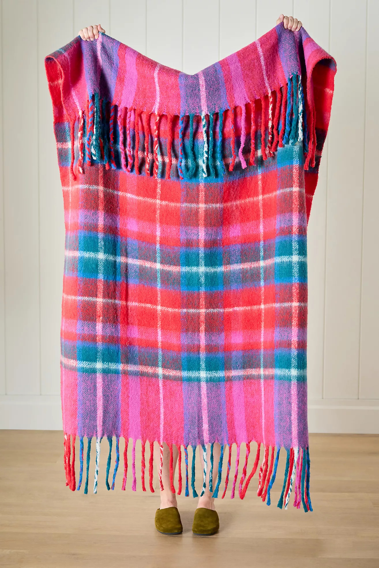 Tartan Wool Plaid Throw | Anthropologie (US)
