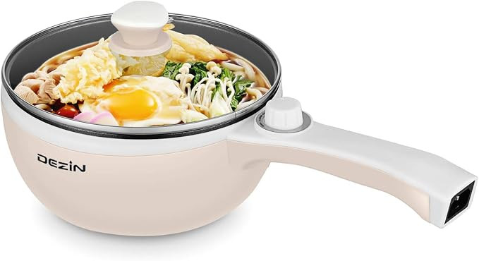 Dezin Electric Hot Pot Upgraded, Non-Stick Sauté Pan, Rapid Noodles Cooker, 1.5L Mini Pot for St... | Amazon (US)