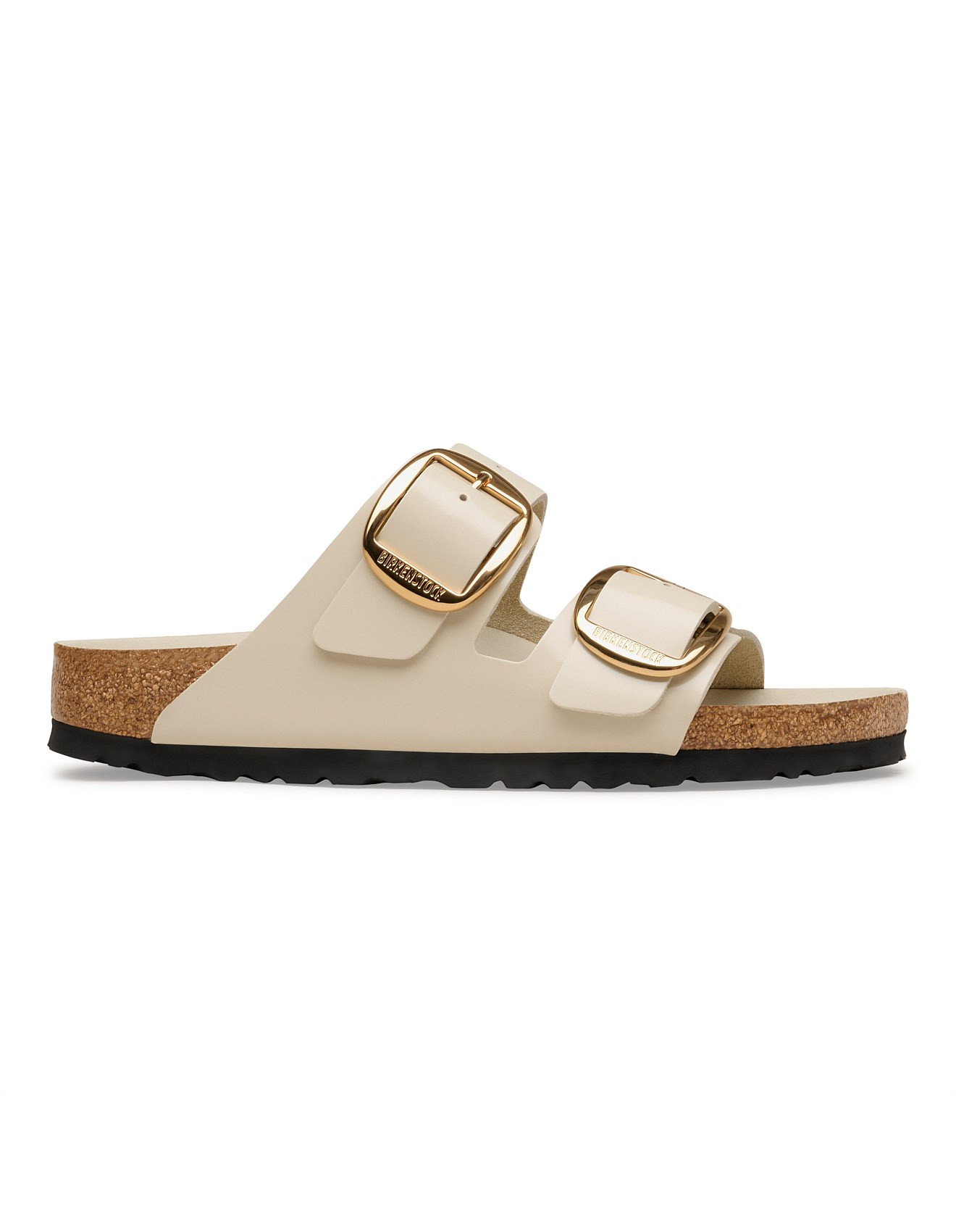 WOMEN'S Arizona Big Buckle High Shine Regular SANDAL | David Jones (Australia & New Zealand)