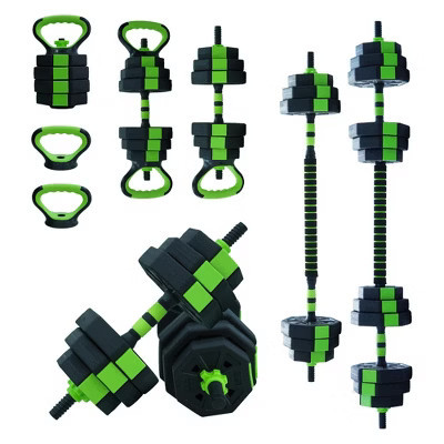 4-in-1 Adjustable Weight Dumbbell Set, 44LBS Dumbbells Barbell Set, Kettlebells Push Up Stand for Home Gym, Fitness Exercise Equipment for Men Women | Target