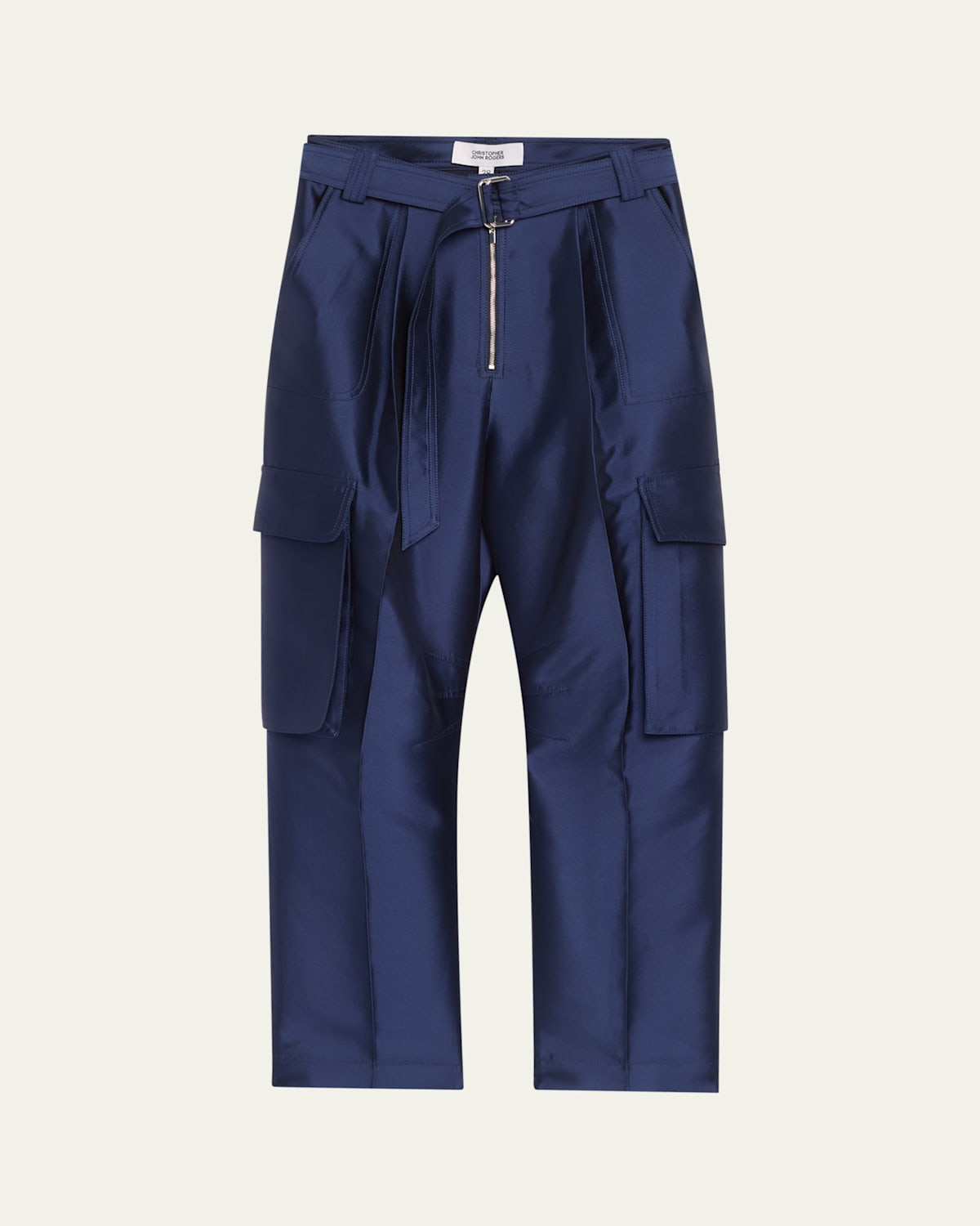 Belted Wool-Blend Cargo Pants | Bergdorf Goodman
