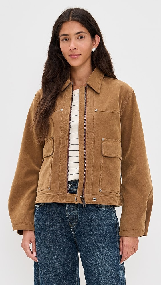 Free People Blair Faux Suede Jacket | Shopbop | Shopbop