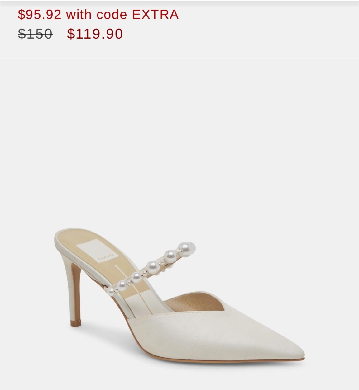 Gorgeous Dolce Vita white pearl pumps on sale

#LTKWorkwear #LTKSaleAlert #LTKFindsUnder100