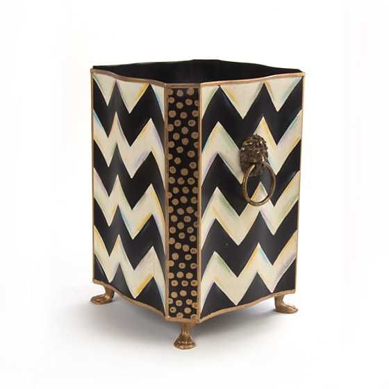 Zig Zag Waste Bin | MacKenzie-Childs