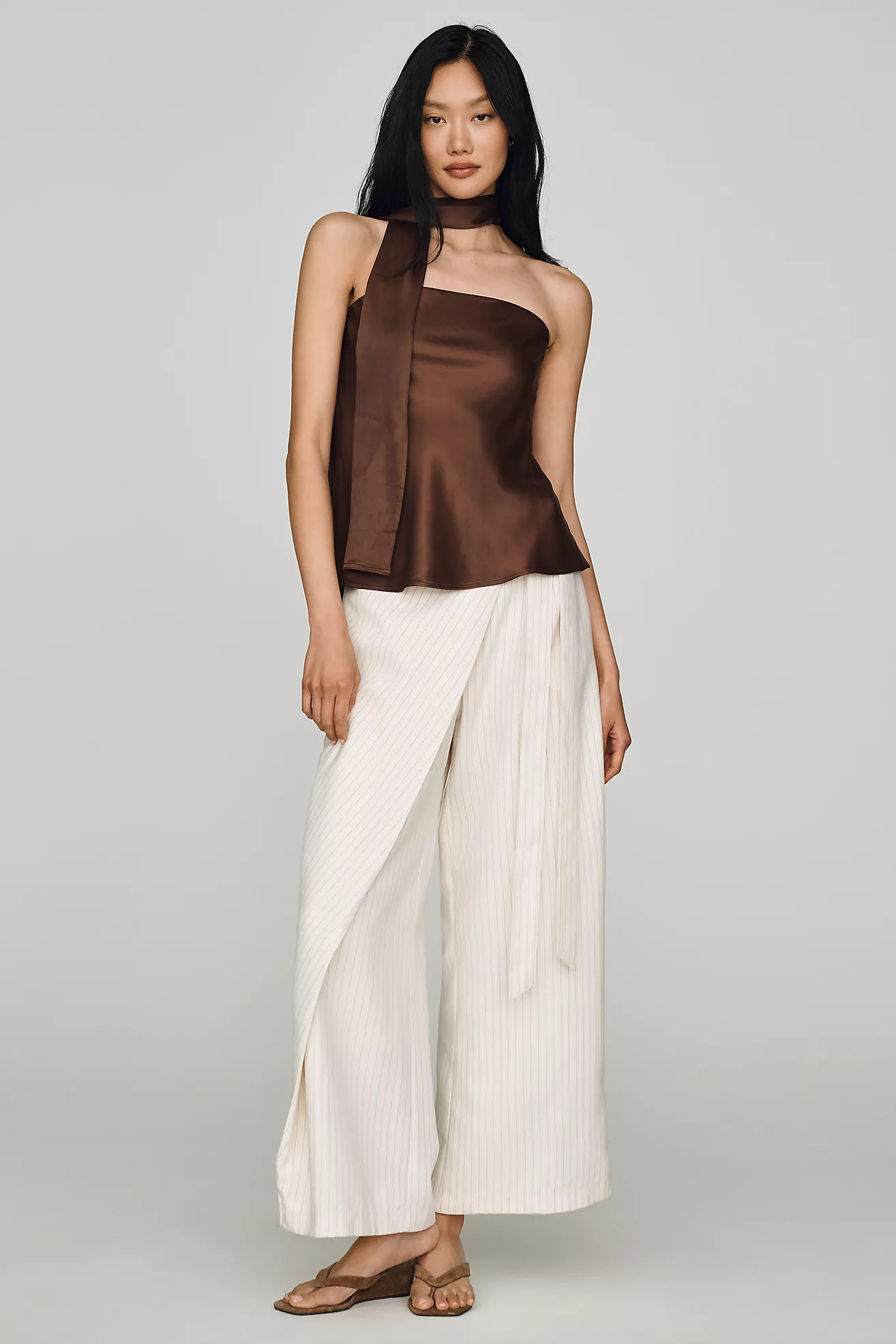 Clara Strapless Scarf Top by Maeve | Anthropologie (US)