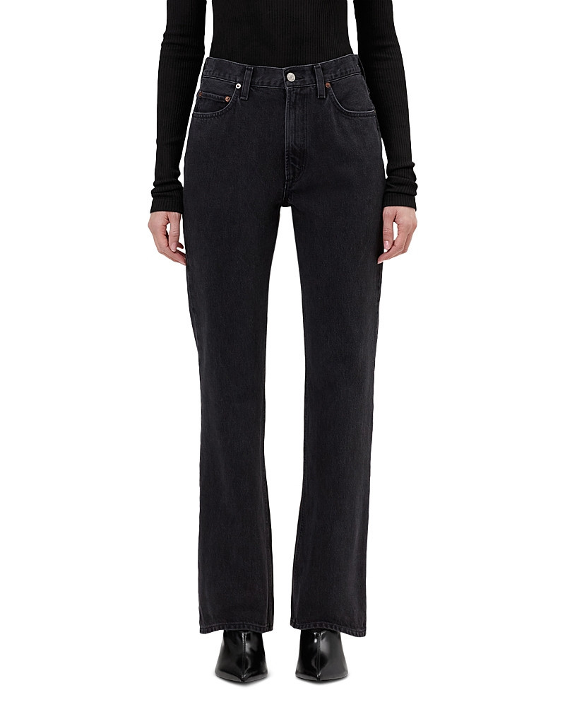 Agolde Leena High Rise Baby Flare Jeans in Forecast | Bloomingdale's (US)