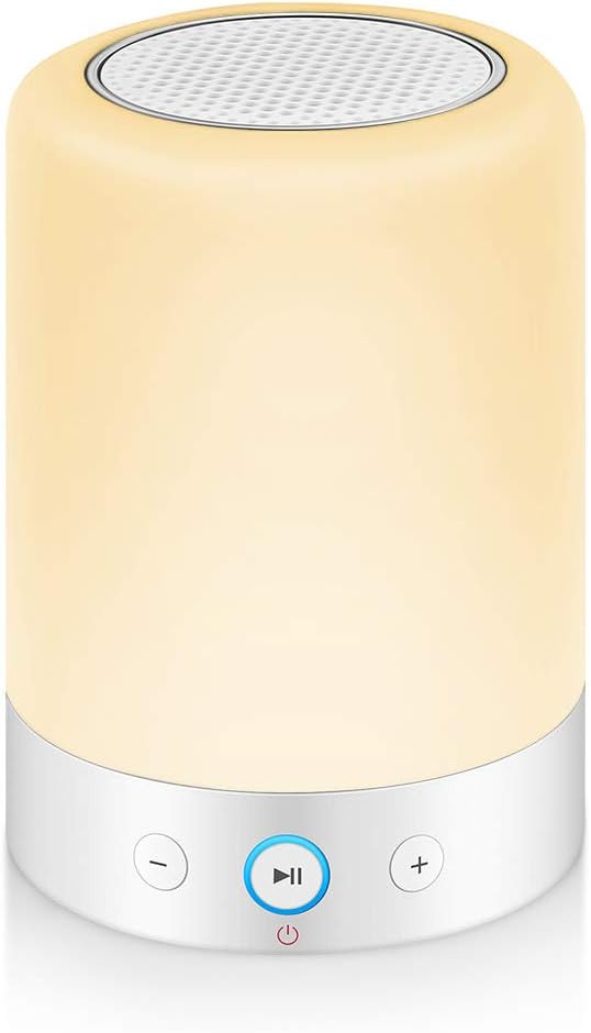 MRCOOL Night Light Bluetooth Speaker, Dimmable Table Lamp LED Speaker with RGB Colors, Gifts for ... | Amazon (US)