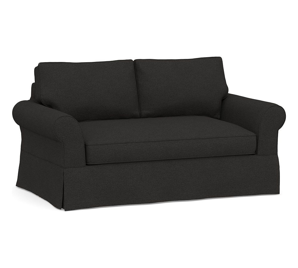 PB Comfort Roll Arm Slipcovered Sofa (68"-120") | Pottery Barn (US)