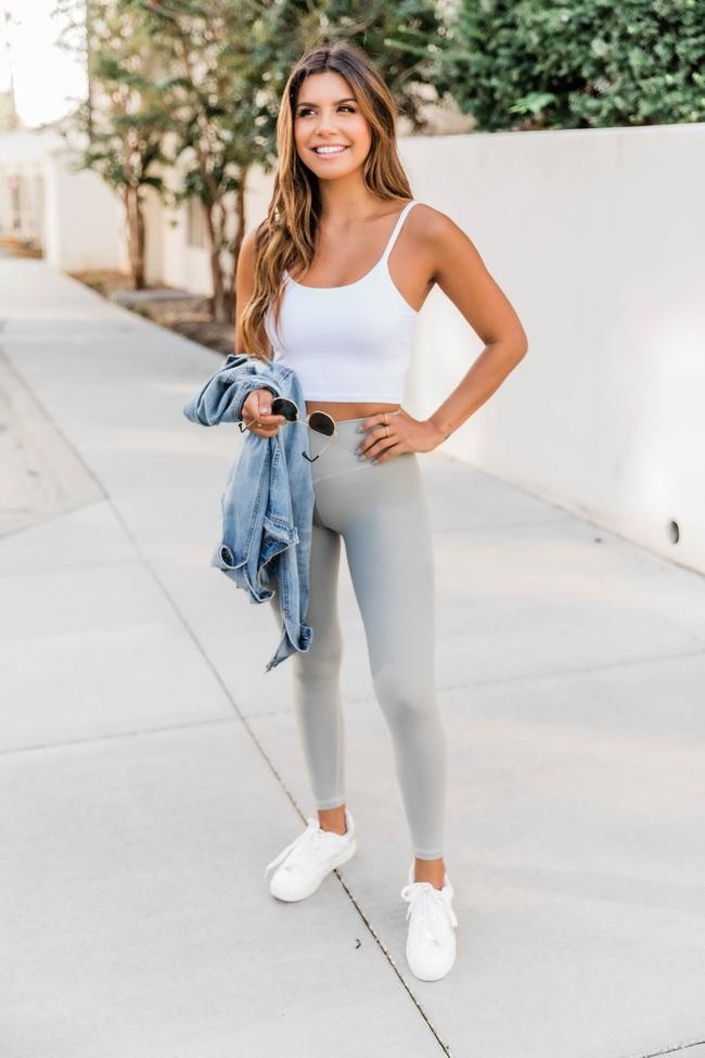 Let's Seize The Day White Bra Top | The Pink Lily Boutique