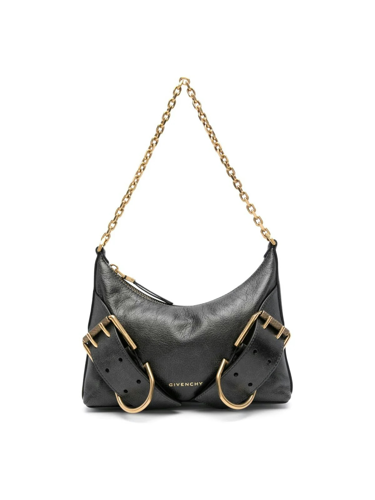 Givenchy Women's Bolso Voyou M Negro Lona Cadena Dorada in Black | BB50X7B20N001001 | LOZURI