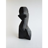 Ceramic Sculpture, Black Ceramics, Ceramic Figurine, African Figure, Sculpture For The Garden, Ceramics Raku, Art | Etsy (US)