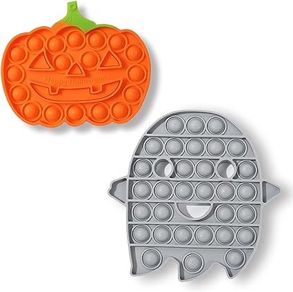 Jawpaw Halloween Pop Toy, Pumpkin Ghost Pop Toy Push Bubble Popper Fidget Silicone Sensory Toy Ha... | Amazon (US)