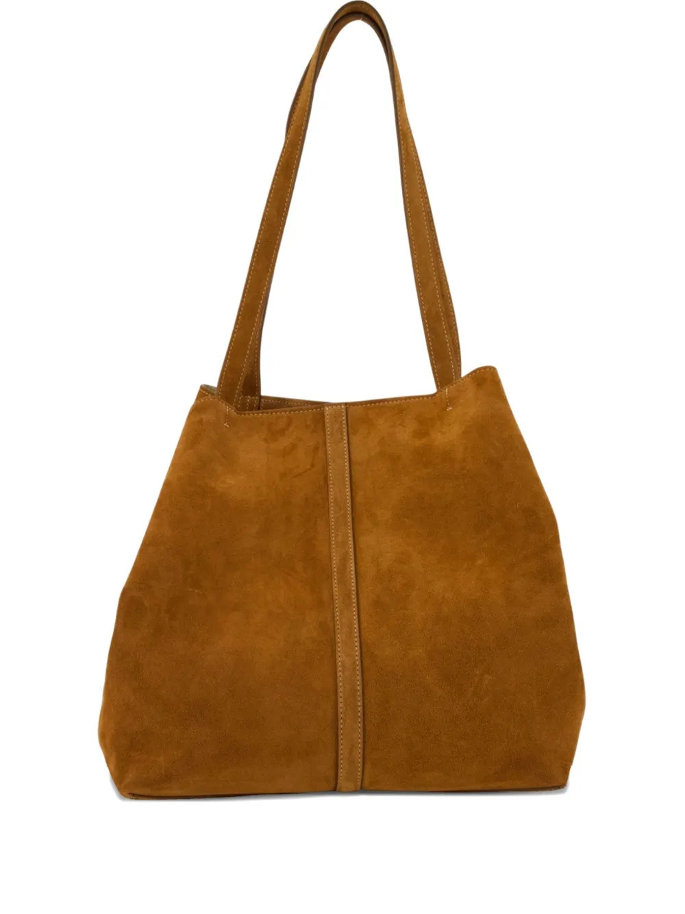 Vanessa Bruno seam-detail tote bag - Brown | Farfetch Global