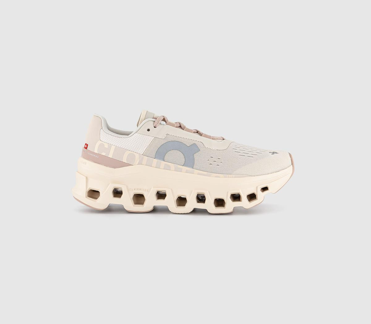 On Running Cloudmonster Trainers Moon Fawn F Natural, 5 | Office Shoes (UK)
