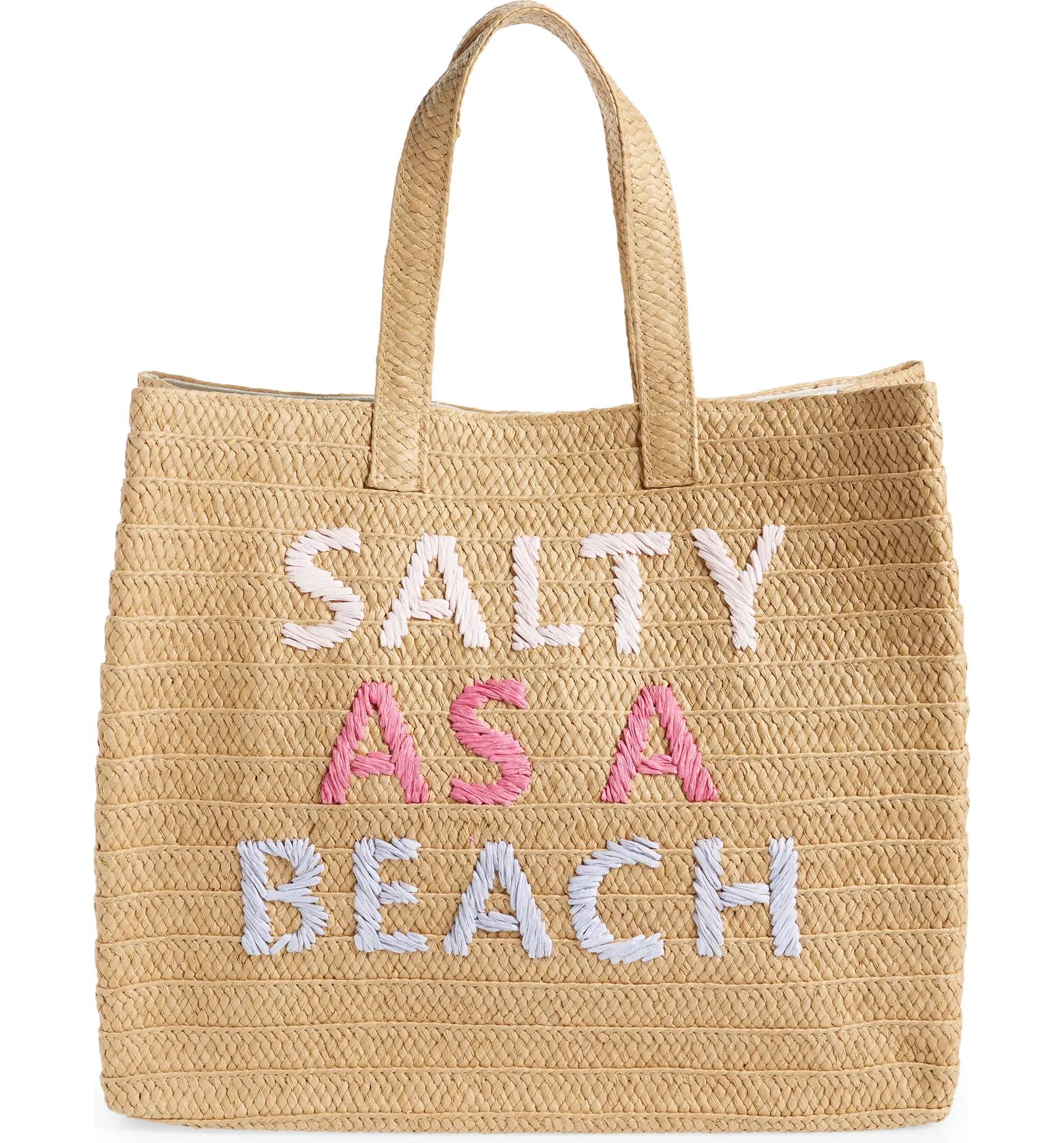 Salty as a Beach Straw Tote | Nordstrom