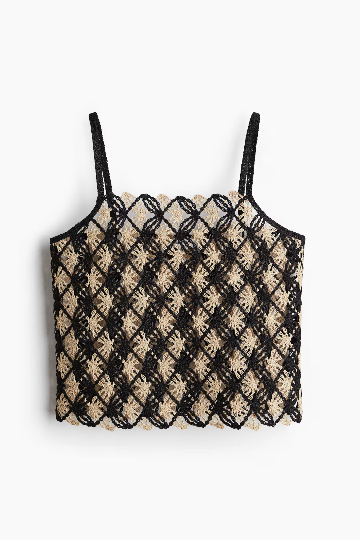 Top de tirantes efecto crochet | H&M (FR, IT, ES, PT, BE)