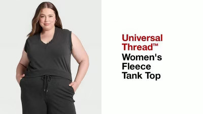 Women's Fleece Tank Top - Universal Thread™ | Target