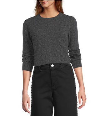Antonio Melani Luxury Collection Cameron Cashmere Crew Neck Long Sleeve Knit Sweater | Dillard's | Dillard's