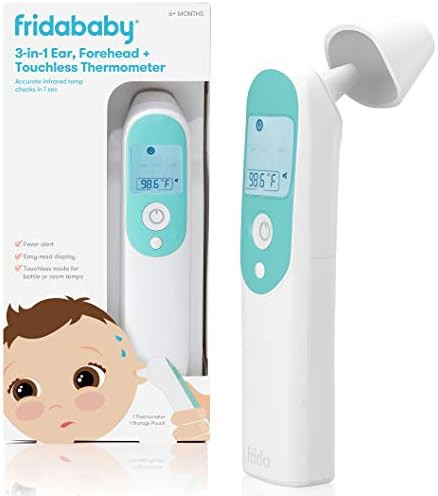 Infrared Thermometer 3-in-1 Ear, Forehead + Touchless for Babies, Toddlers, Adults, and Bottle Te... | Amazon (US)