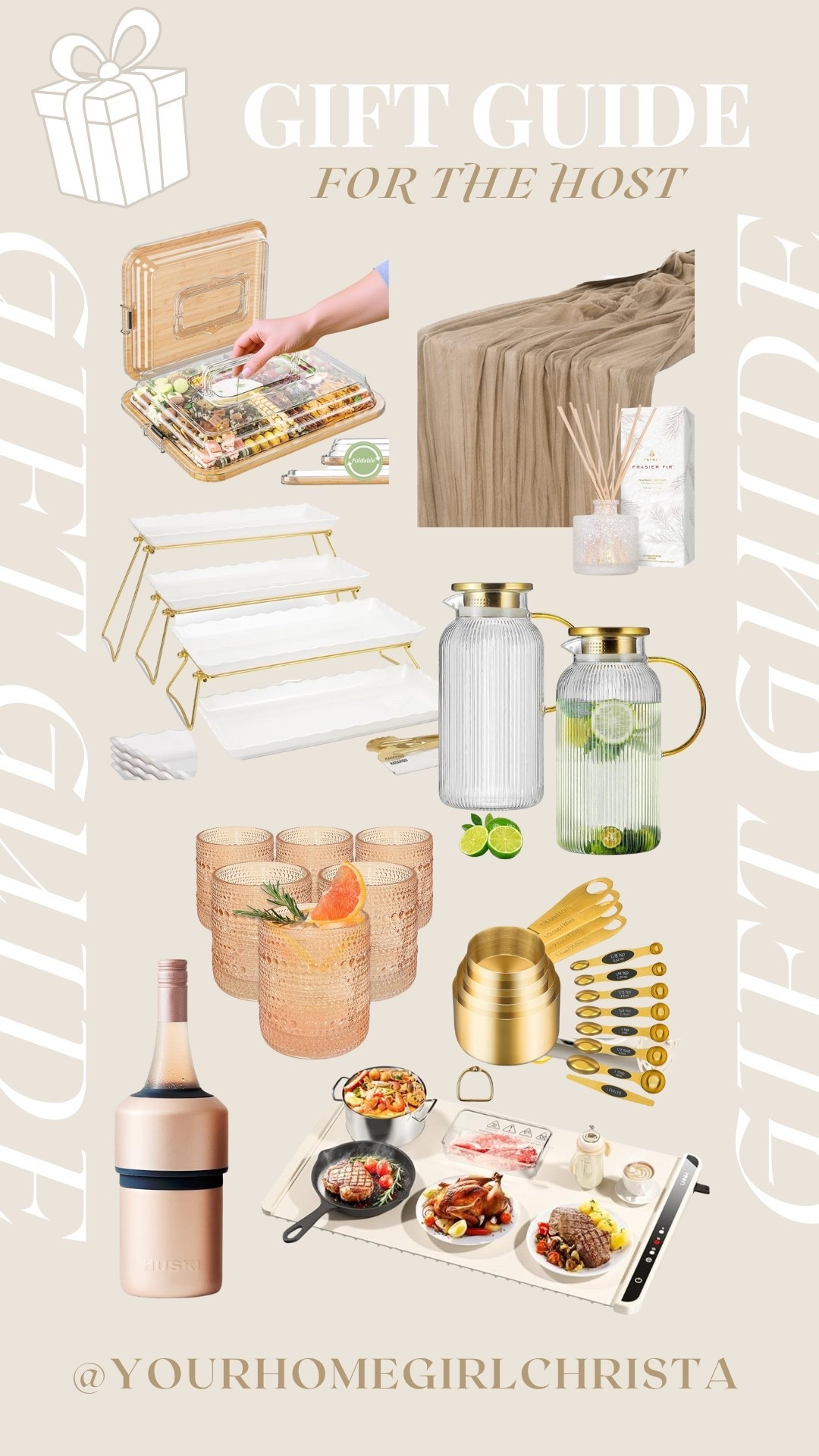 Gift Guide For The Host! Host gifts, hostess gifts, hosting gifts, christmas entertaining, christmas party gifts, entertainer gifts, party games, party gifts, gifts for women, gift for wife, gift for girlfriend, gift for best friend, womens gift ideas, holiday party decor#LTKParties

#LTKholiday #ltkgiftguide #LTKVideo 

#LTKGiftGuide #LTKHoliday