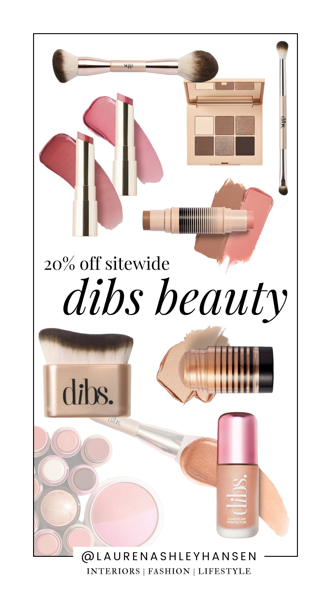 20% off sitewide on dibs beauty! Loving these best sellers - available in all shades to perfectly match your skin tone! The lip stick is nourishing and plumping too!

#LTKFindsUnder50 #LTKBeauty #LTKSpringSale