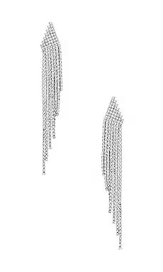 SHASHI Venue Earrings in Silver from Revolve.com | Revolve Clothing (Global)