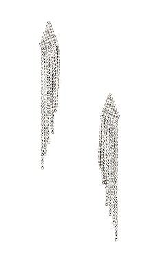 SHASHI Venue Earrings in Silver from Revolve.com | Revolve Clothing (Global)