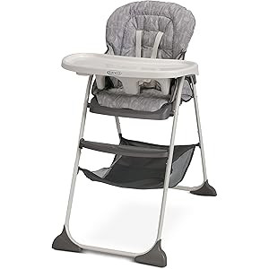 Amazon.com : Graco Slim Snacker High Chair, Ultra Compact High Chair, Whisk : Baby | Amazon (US)