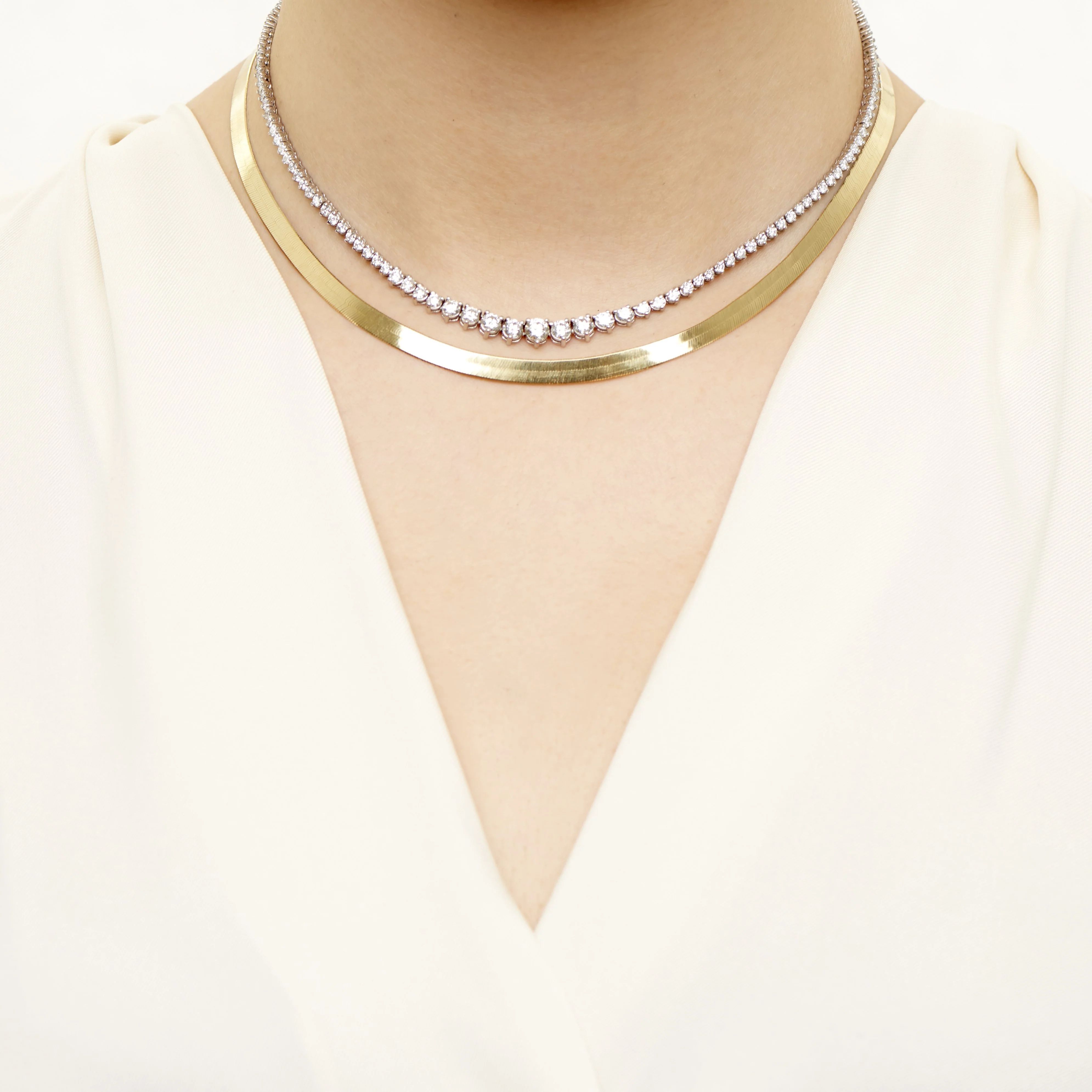 Herringbone Chain Necklace | Ring Concierge