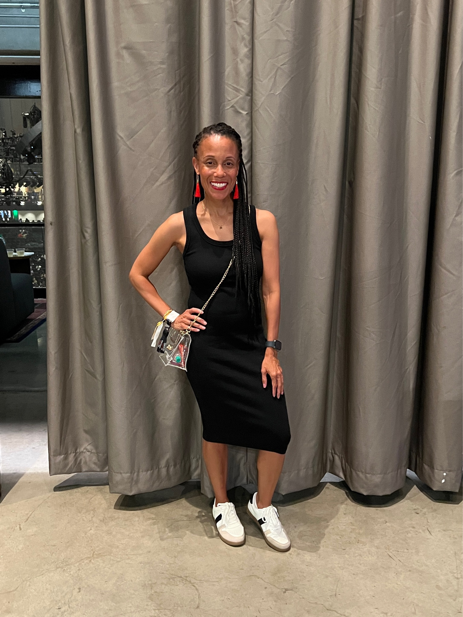 black dress with tennis shoes hnblovely on LTK landing:Boots Gen Z is bringing Beden:42 the possibilities are endless