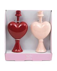 2pk Heart Candleholders | TJ Maxx